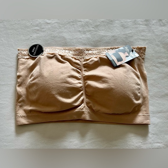 Delta Burke Other - 𝅺Delta Burke intimates beige bandeau Size 3X NWT